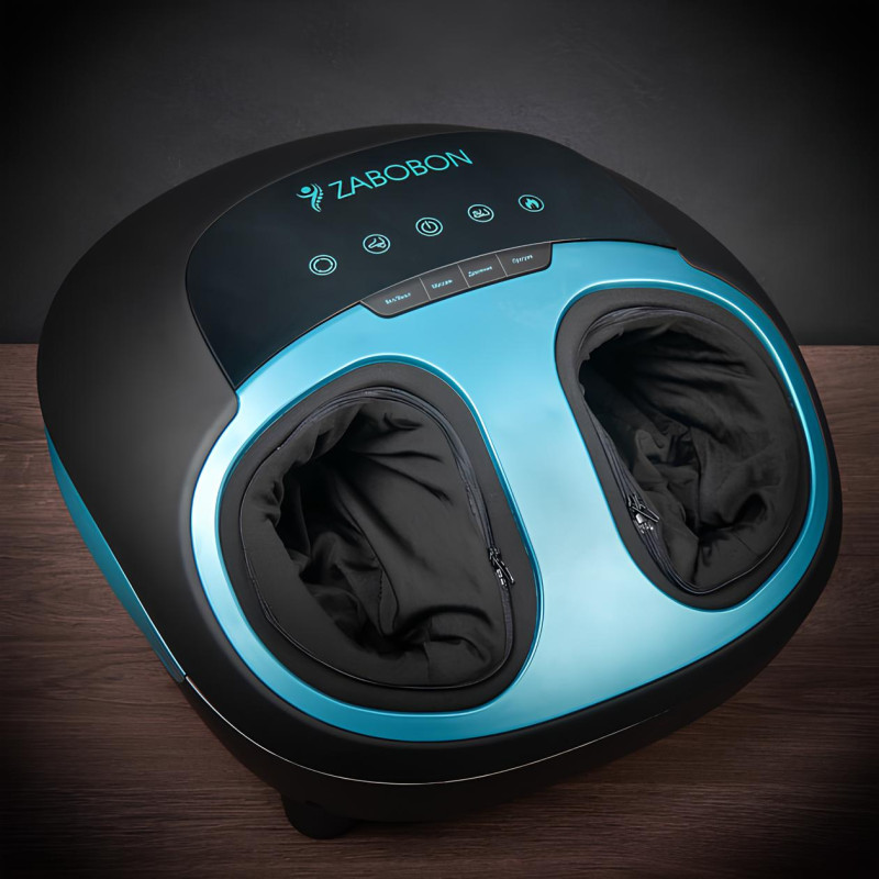 Масажер для ніг Zabobon VibroStep ZM-F002 з інфрачервоним прогрівом і роликовим масажем