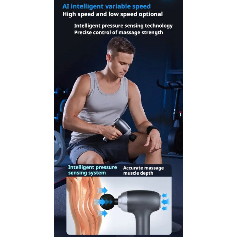 Ручний перкусійний масажер для тіла Zabobon ZB-40A