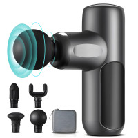 Перкусійний масажер пістолет Zabobon CM20F – Масажер для м’язів, спини та шиї