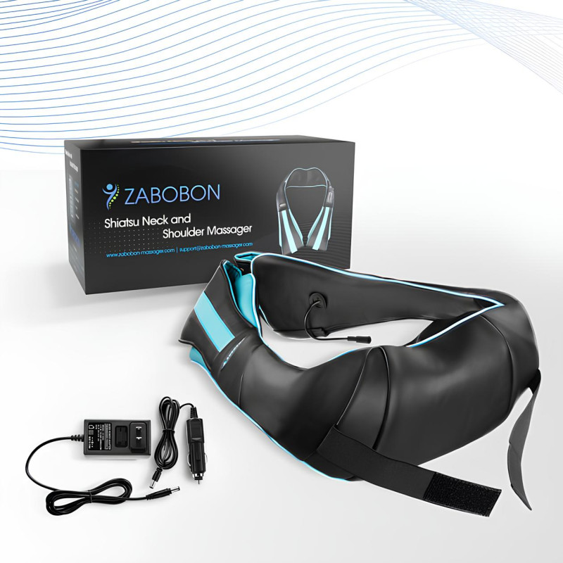 Масажер для шиї та всього тіла Zabobon – Електричний масажер з підігрівом