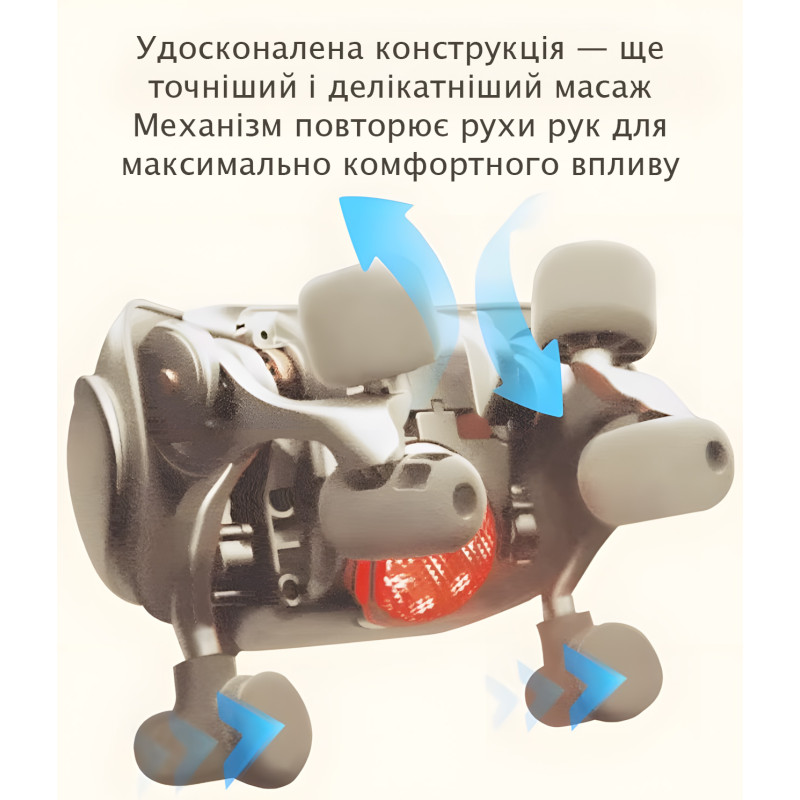 Масажер Darius DRS-206T для шиї та тіла з постукуванням і підігрівом